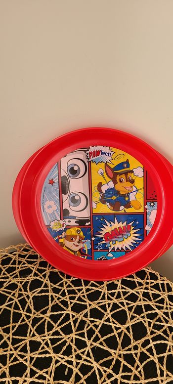 Assiette Pat patrouille rouge