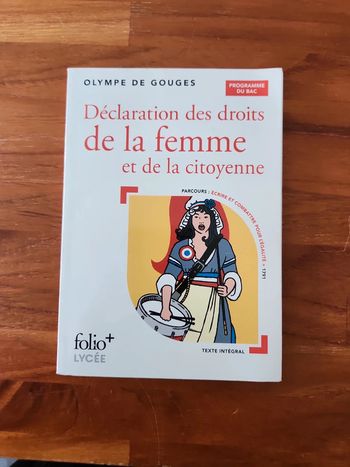 Déclaration des droits de la femme et de la citoyenne