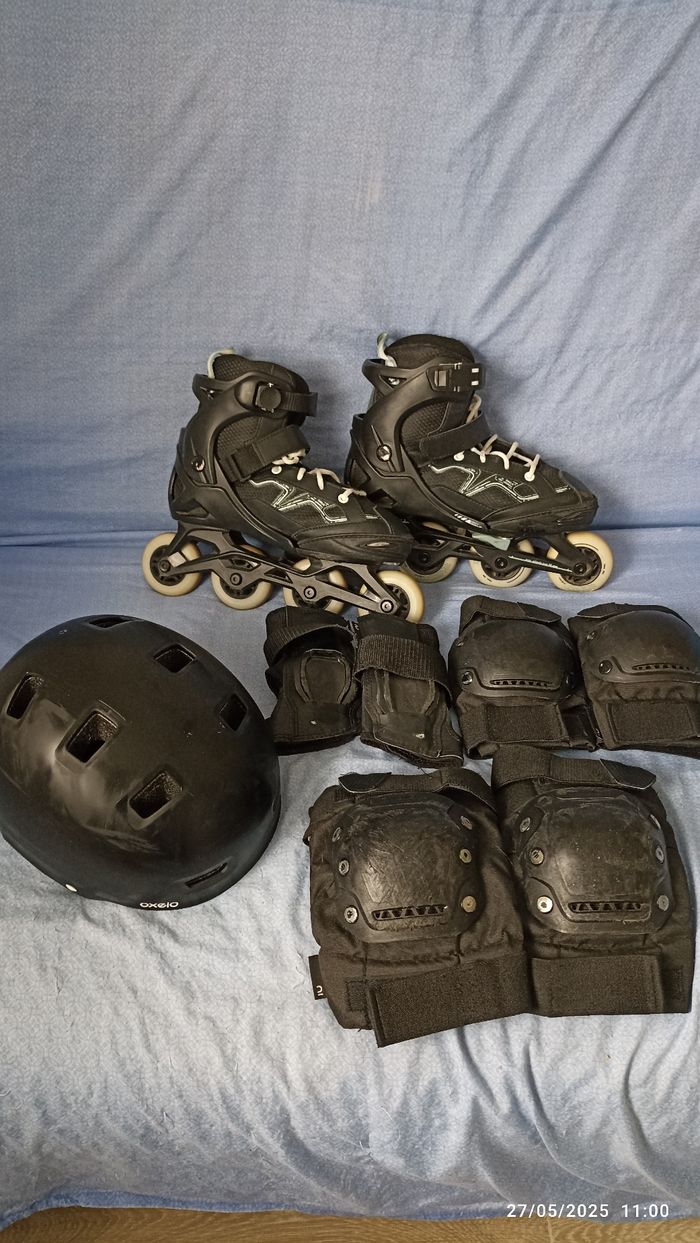 Roller et protection Oxelo Decathlon 35-38
