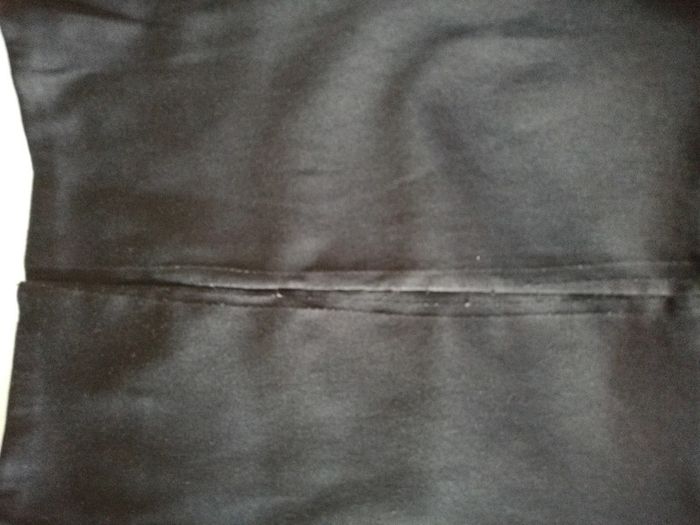 Robe noire droite t. 40 Jacqueline Riu. Bi matière - photo numéro 11
