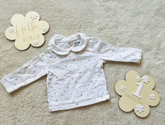 7 tee-shirts fille 1 mois - photo numéro 11