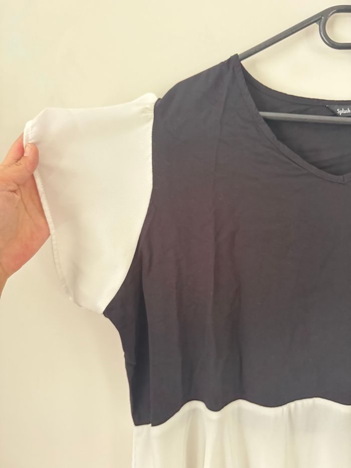 👚haut manche courte - femme - taille 46 - splash - très bon état - photo numéro 3