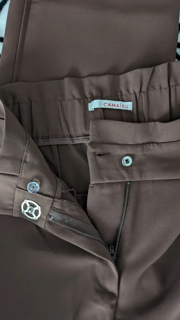 Pantalon marron Camaïeu - photo numéro 4
