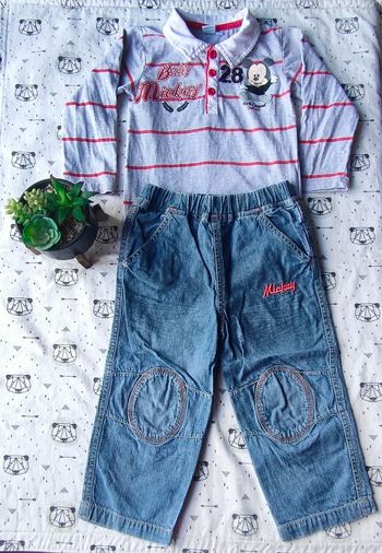 Ensemble Mickey taille 24 mois/2 ans