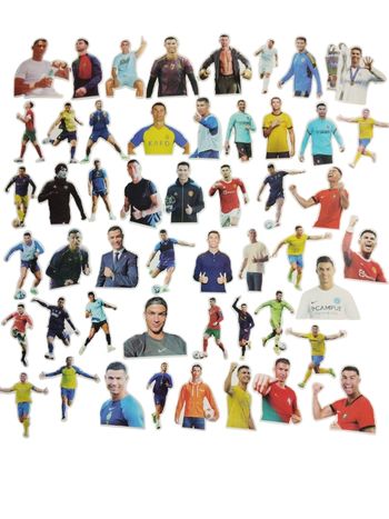 Set 50 stickers autocollants Cristiano Ronaldo CR7