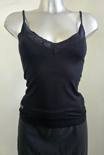 📌 Caraco Vintage Kookaï Détails Dentelle et Strass