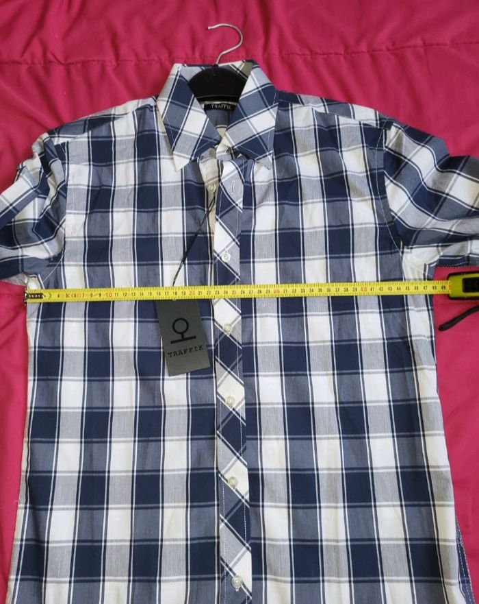 Chemise à carreaux homme - photo numéro 2