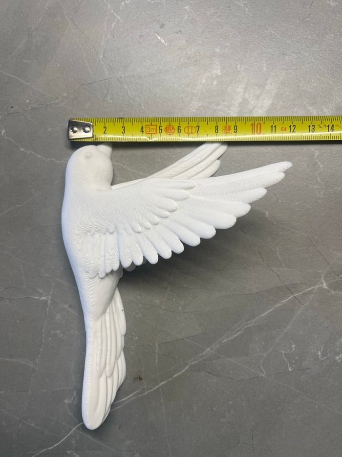 Oiseau Décoratif - Tourterelle Blanche - photo numéro 4