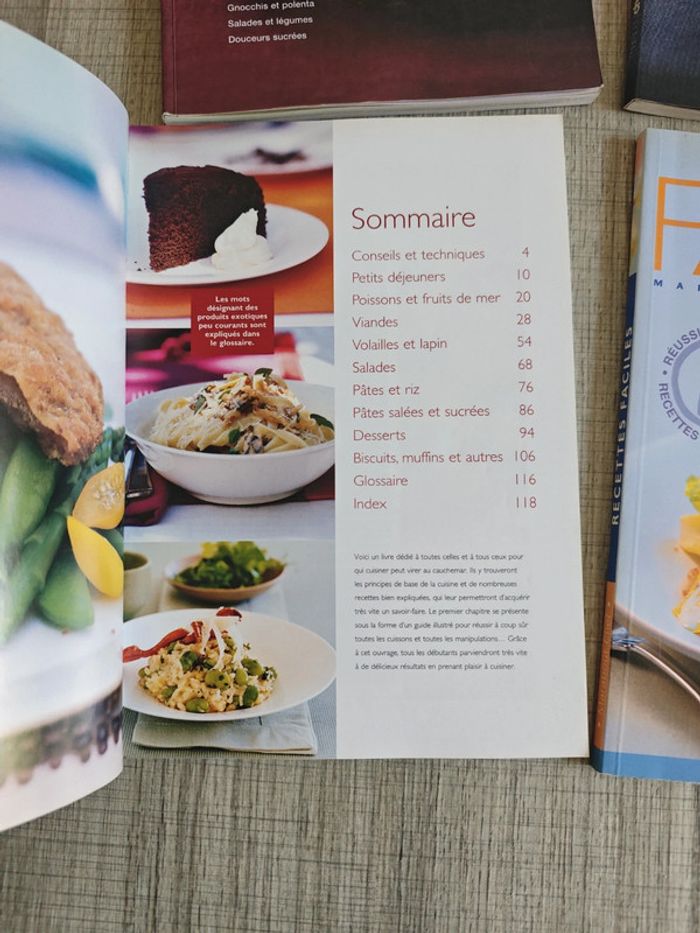 Lot de 4 livres de recettes de cuisine Marabout chef - photo numéro 12