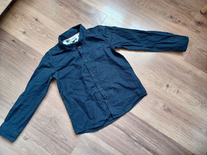 Chemise tape a l'œil garçon lin 4ans