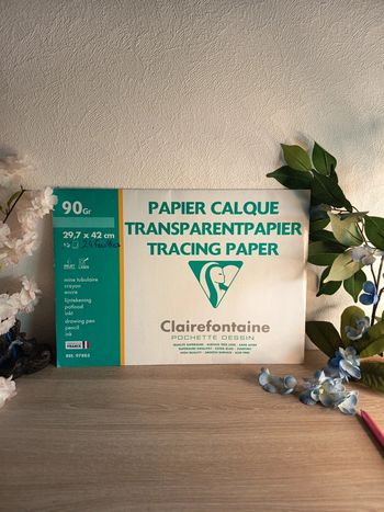 Pochette Clairefontaine – Papier calque A3 – 90g