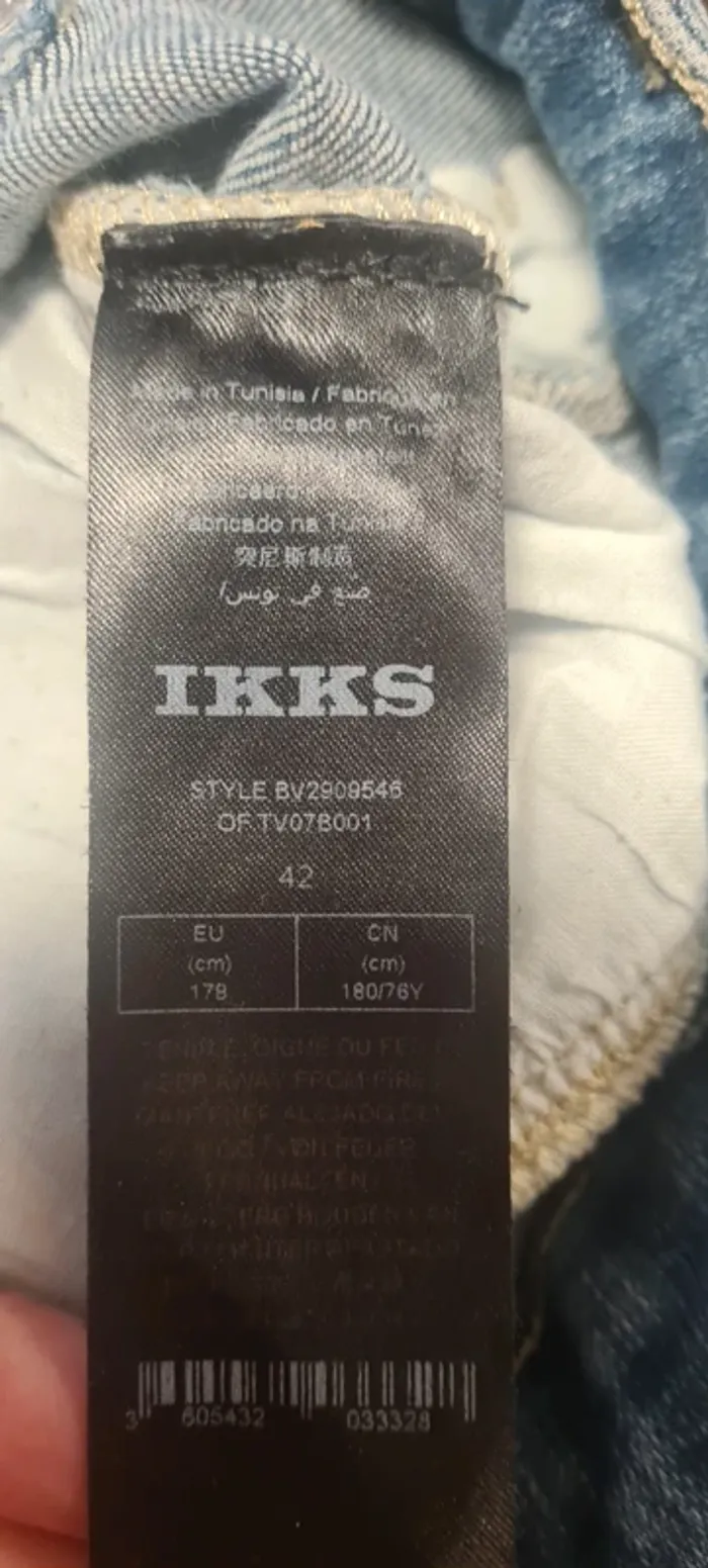 Slim bleu IKKS - photo numéro 7