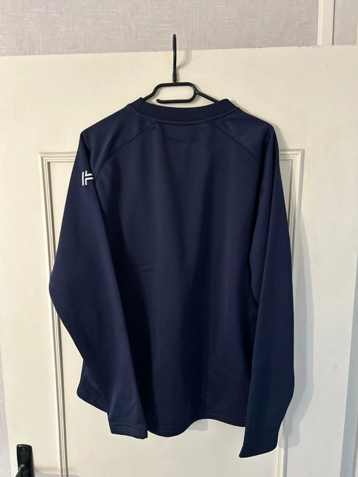 Pull d’entraînement bleu marine multi sport Hungaria renforcé polaire S - photo numéro 3
