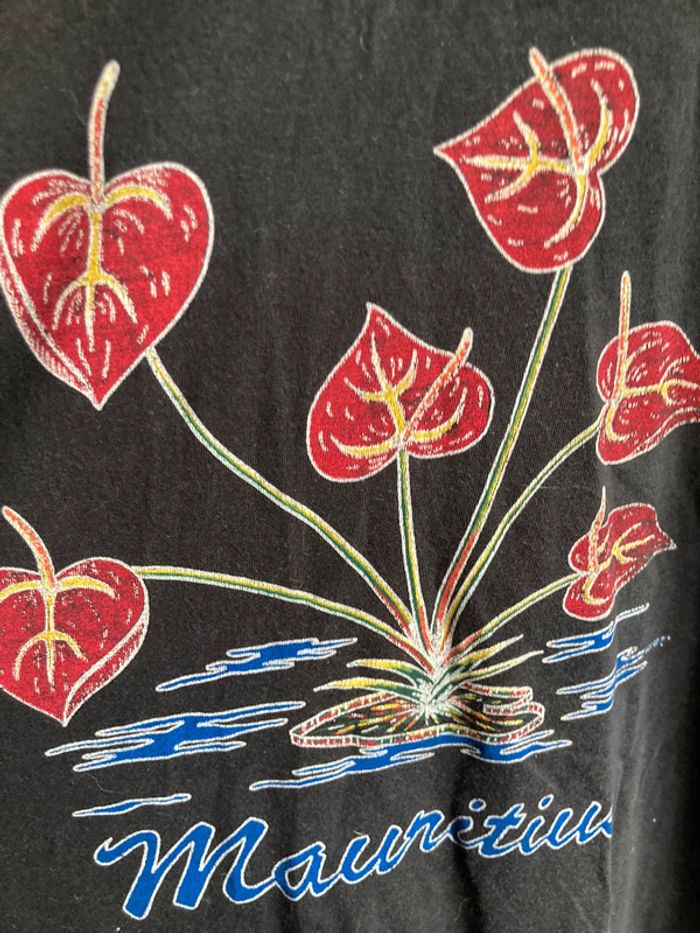 Superbe t-shirt coton Île Maurice taille 42 - photo numéro 3
