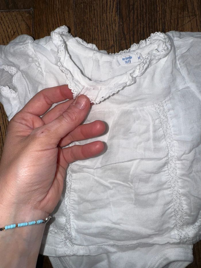 Blouse/body Bout’chou  3 mois - photo numéro 2
