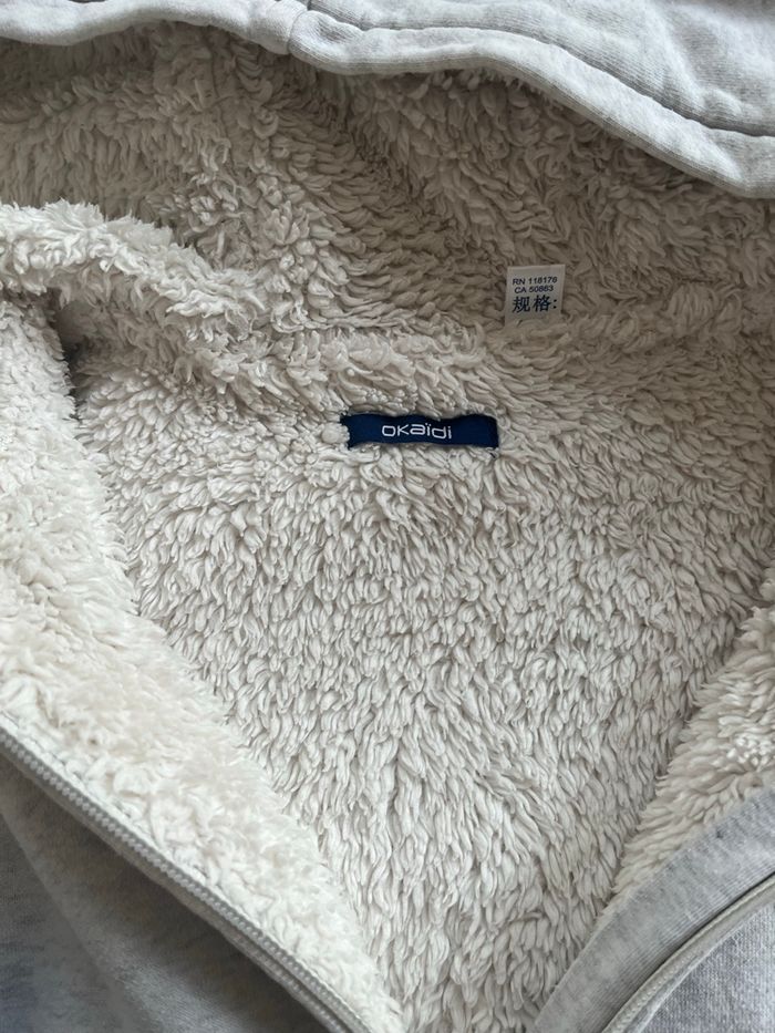 2 sweat-shirt à capuche 14 ans doublées okaidi - photo numéro 6