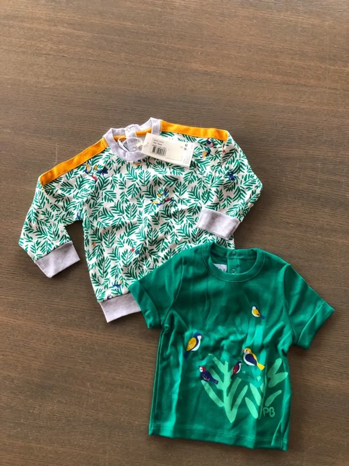 Ensemble Petit bateau 12mois