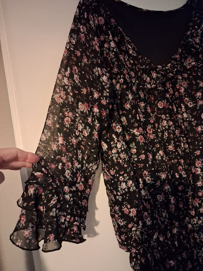 Tunique à fleurs doublée - photo numéro 5