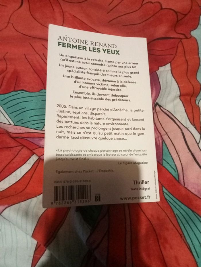Livre thriller Antoine renand - photo numéro 2