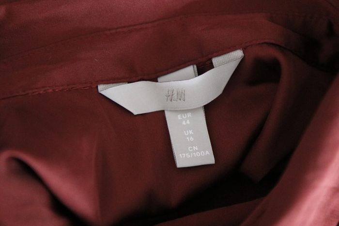 H&M - Chemise bordeaux - photo numéro 2