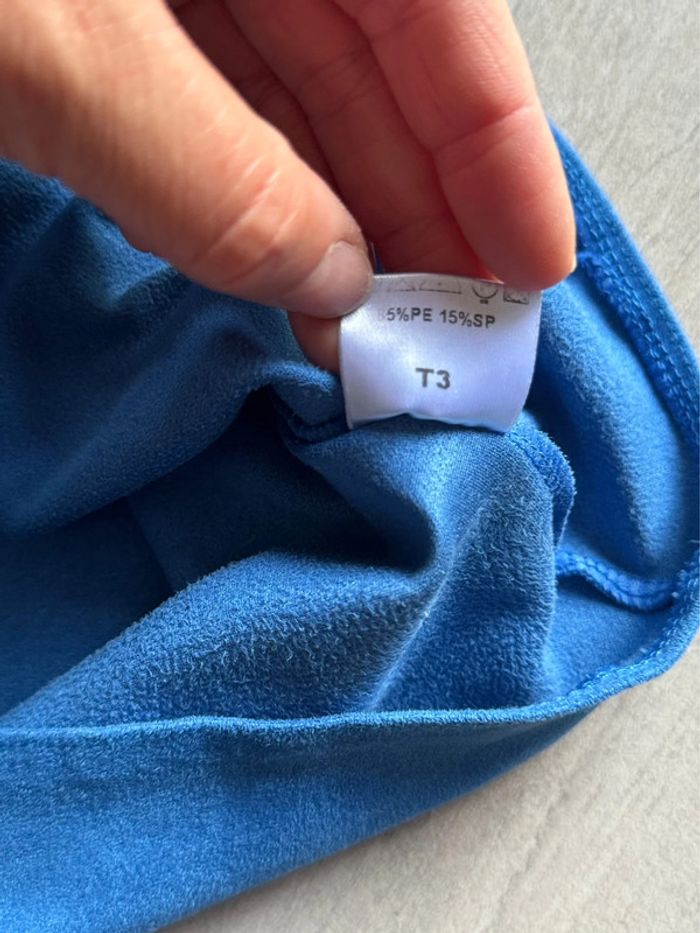 Robe bleu roi daim 42 - photo numéro 8