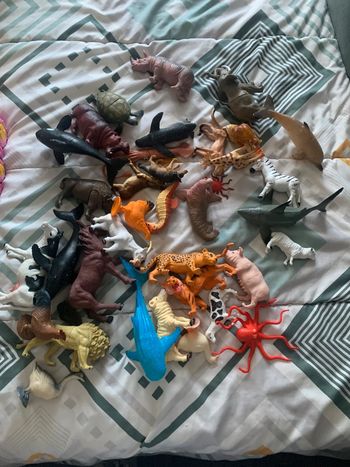 Lot jouet figurine animaux
