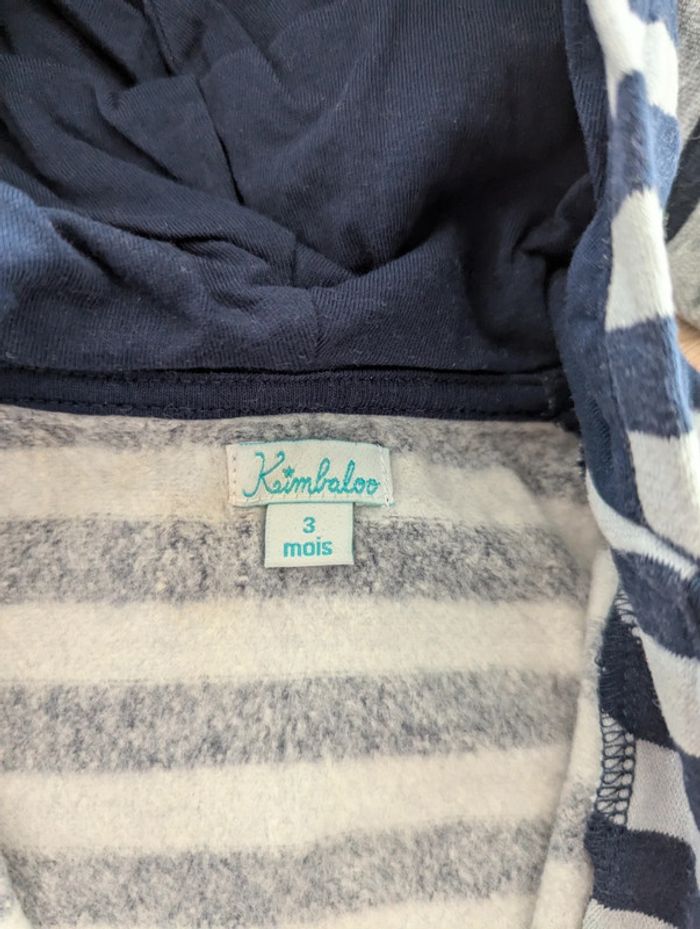 Lot de 2 gilets zippés 3 mois - photo numéro 3