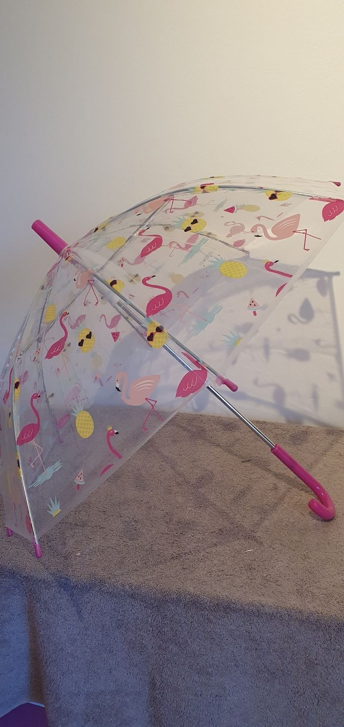 Parapluie enfant flamands roses