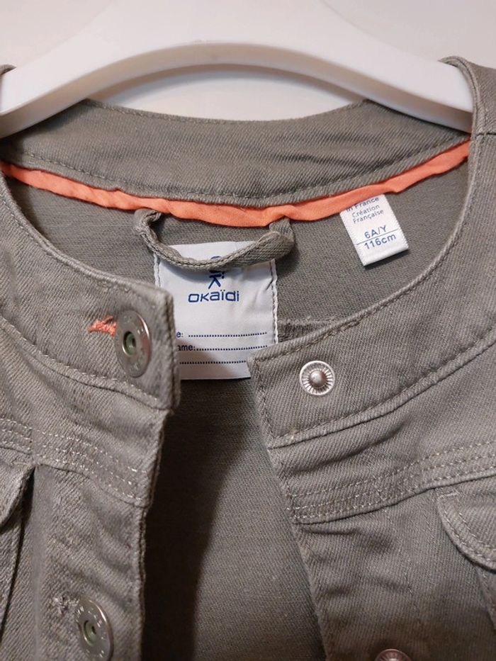 Veste en jean neuve Okaïdi 6A - photo numéro 4