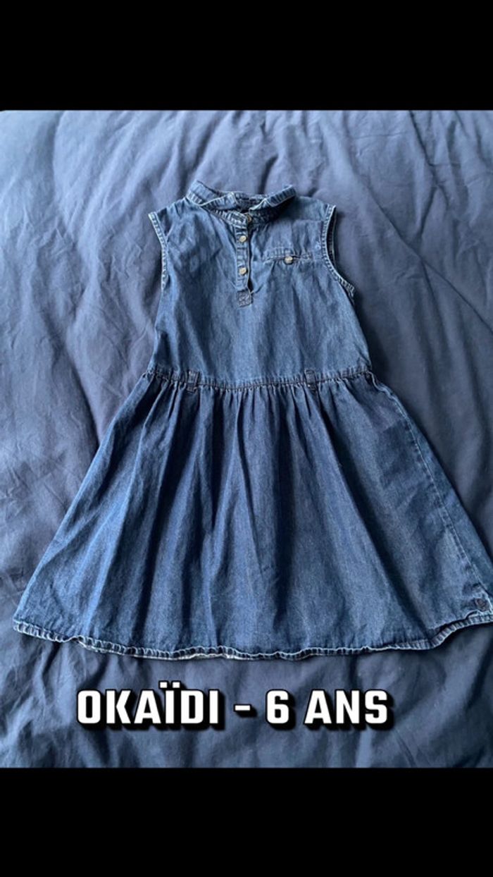 Robe jean Okaïdi 6 ans
