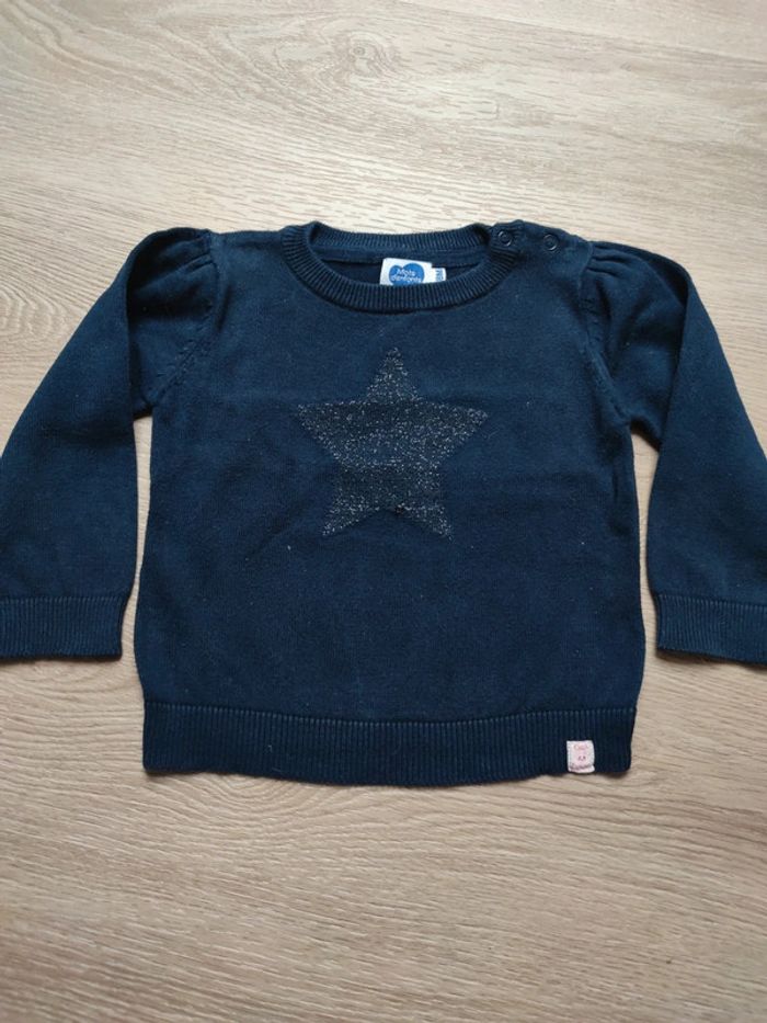 Pull fille 18 mois neuf