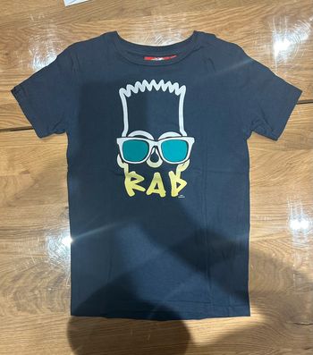 Tes shirt manches courtes Bart Simpsons 8 ans