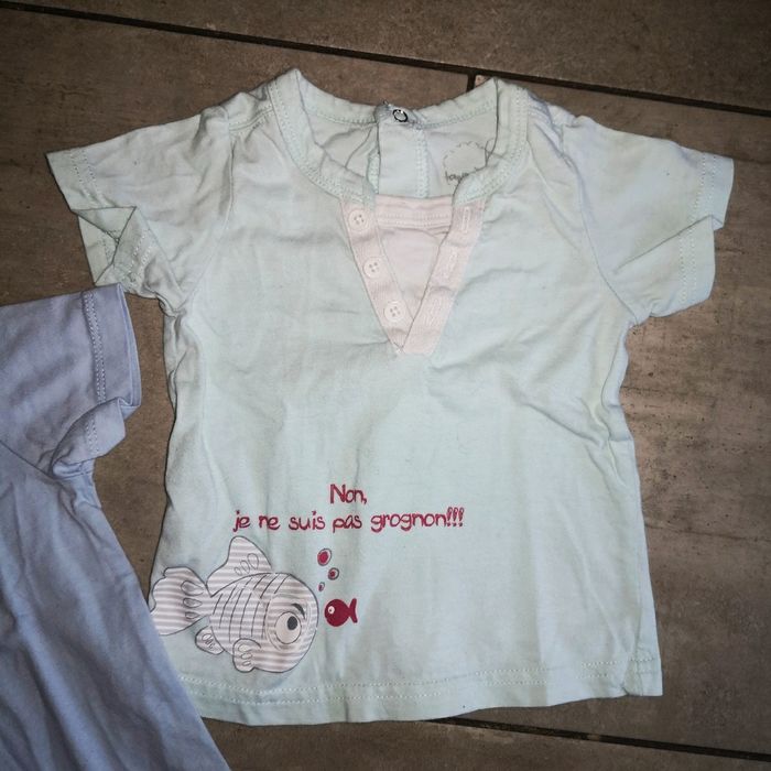Lot T-shirt TAO 6mois - photo numéro 3