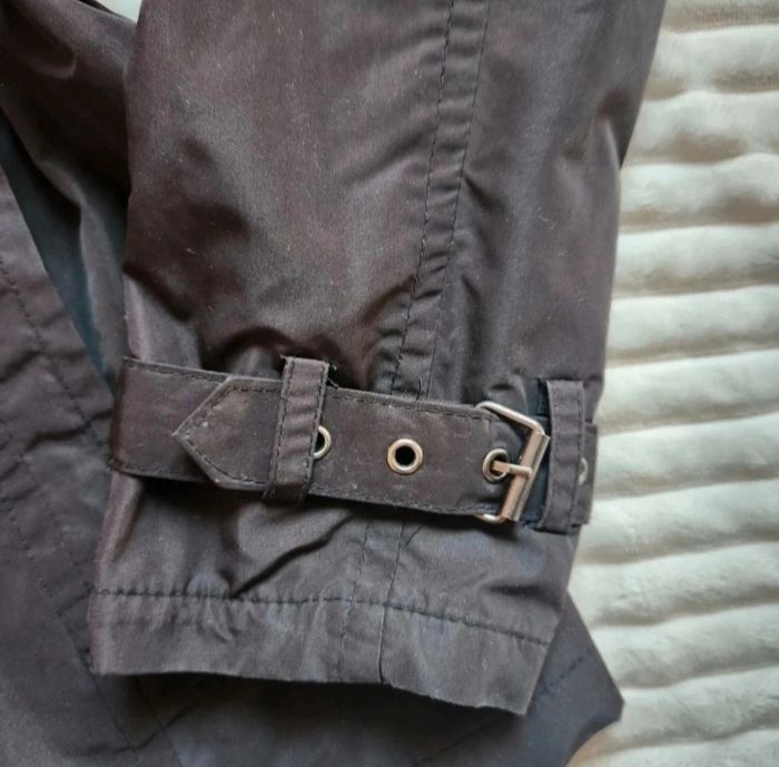 Trench court noir La Redoute – Taille 42 – ceinturé – mi-saison - photo numéro 3