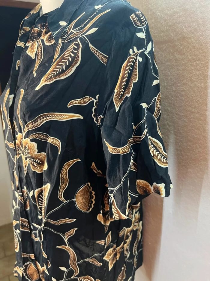 Chemise Noire - Daxon - Taille 50 - Parfait État. - photo numéro 3