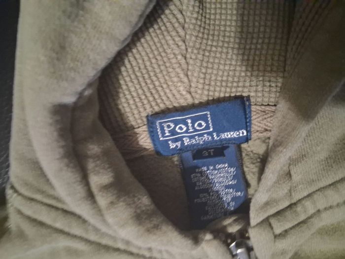 Sweat à capuche zippé Polo Ralph Lauren (3 ans) - photo numéro 3