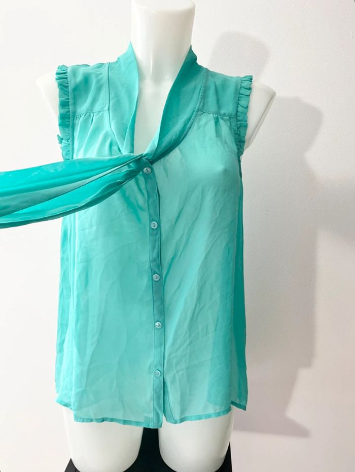 Blouse turquoise - photo numéro 3