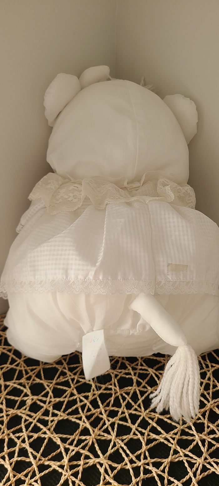 vintage années 80 Fisher Price 1986 Puffalump Peluche - Vache Blanche - photo numéro 5