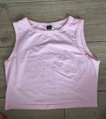 Haut crop top rose 💕