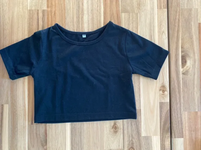 Croc top shein noir