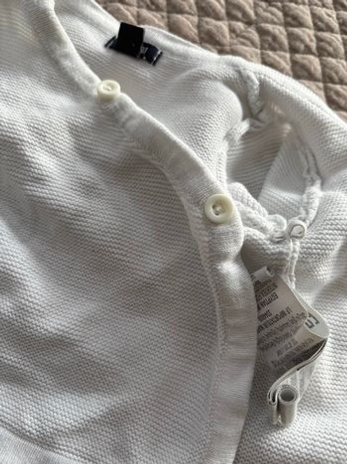 Lot 2 gilets bonnet / prématuré / comme neuf - photo numéro 8