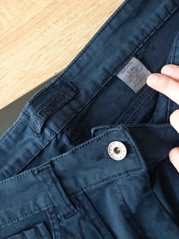 Panta-court bleu T44 - photo numéro 5