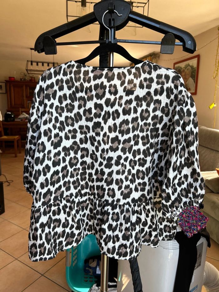 Ensemble léopard tunique et pantalon Miss Stephy - photo numéro 2