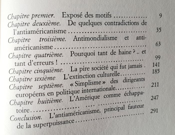 Jean-François Revel l'obsession anti-américaine son fonctionnement ses causes ses inconséquences - photo numéro 7