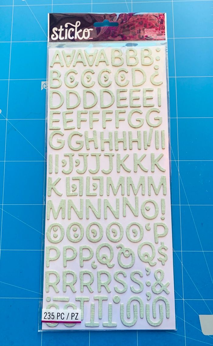 Lot 3 blisters autocollants alphabets Sticko - photo numéro 5