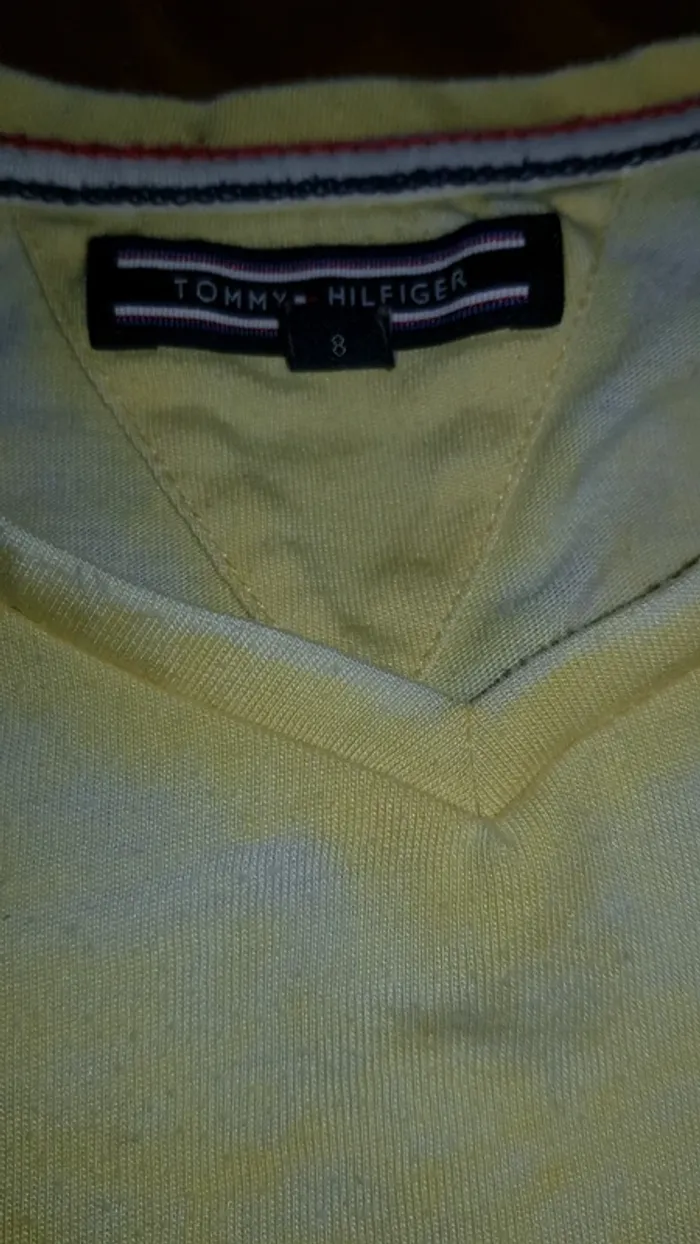 T-shirt jaune Tommy Hilfiger - photo numéro 2