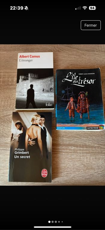 Lot livres