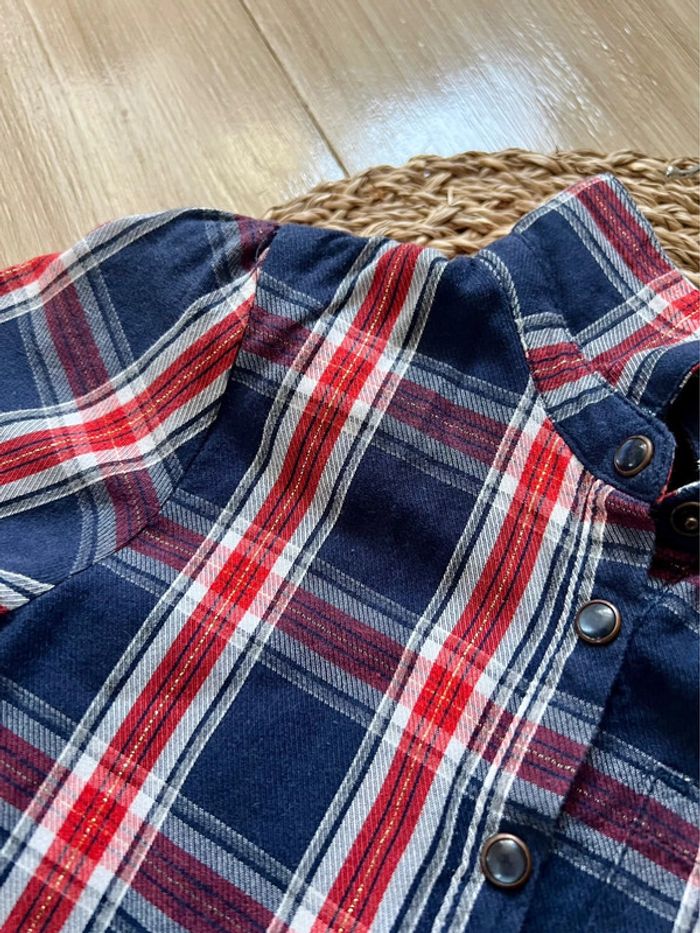 Robe chemise à carreaux Orchestra - photo numéro 3