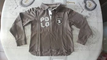 Sweet marron avec col avec motif devant et dos