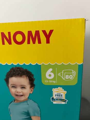 Couches pampers taille 6 